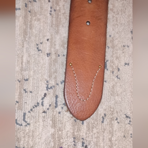 Frye Brown Leather Women's Belt size small - Picture 9 of 11